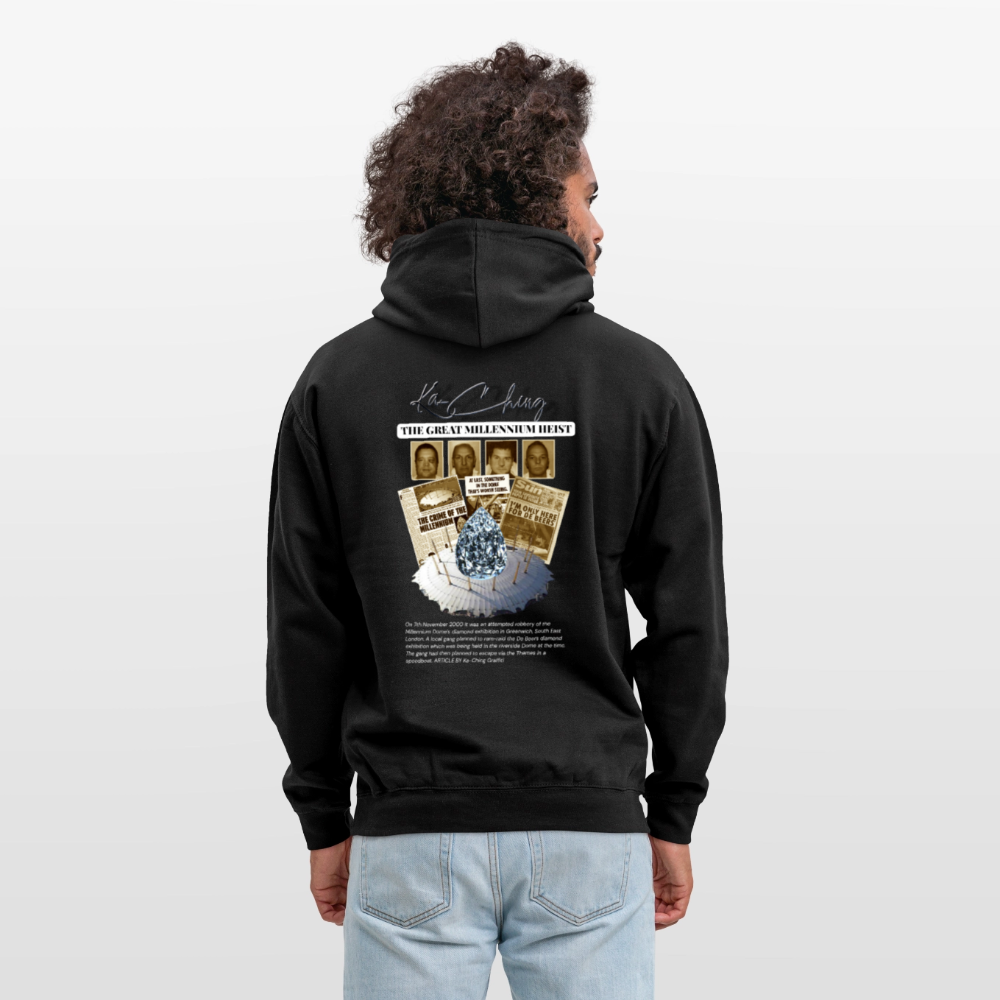 Diamond Range Unisex Hoodie limited editions design 1 - black