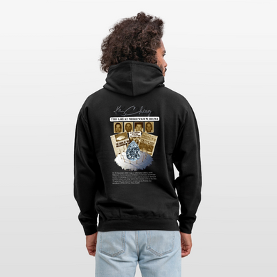 Diamond Range Unisex Hoodie limited editions design 1 - black