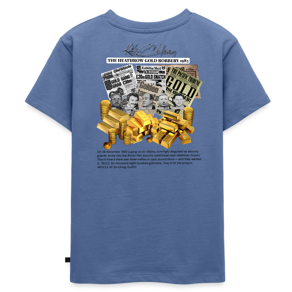 Teddies zombie mummy Halloween Tee - stone blue