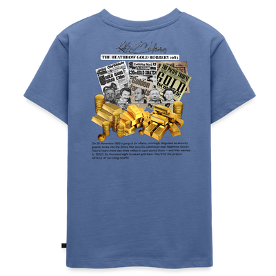 Teddies zombie mummy Halloween Tee - stone blue