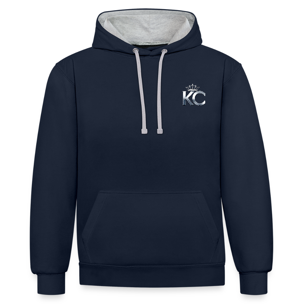 Silver Range City Bonds Robɓery 1990 Hoodie limited edition - navy/heather grey