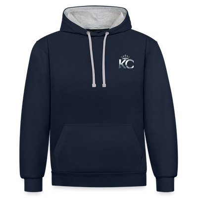 Silver Range City Bonds Robɓery 1990 Hoodie limited edition - navy/heather grey