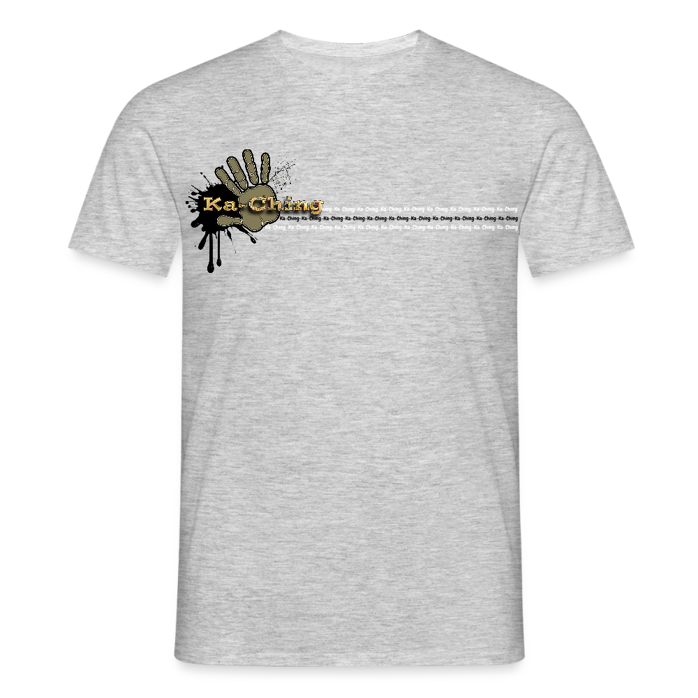 Unisex T-Shirt Ching Gold Logo CHGD-T-02c - heather grey
