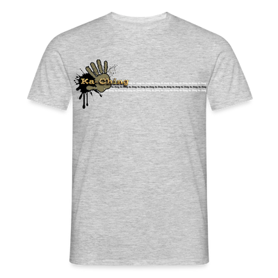 Unisex T-Shirt Ching Gold Logo CHGD-T-02c - heather grey