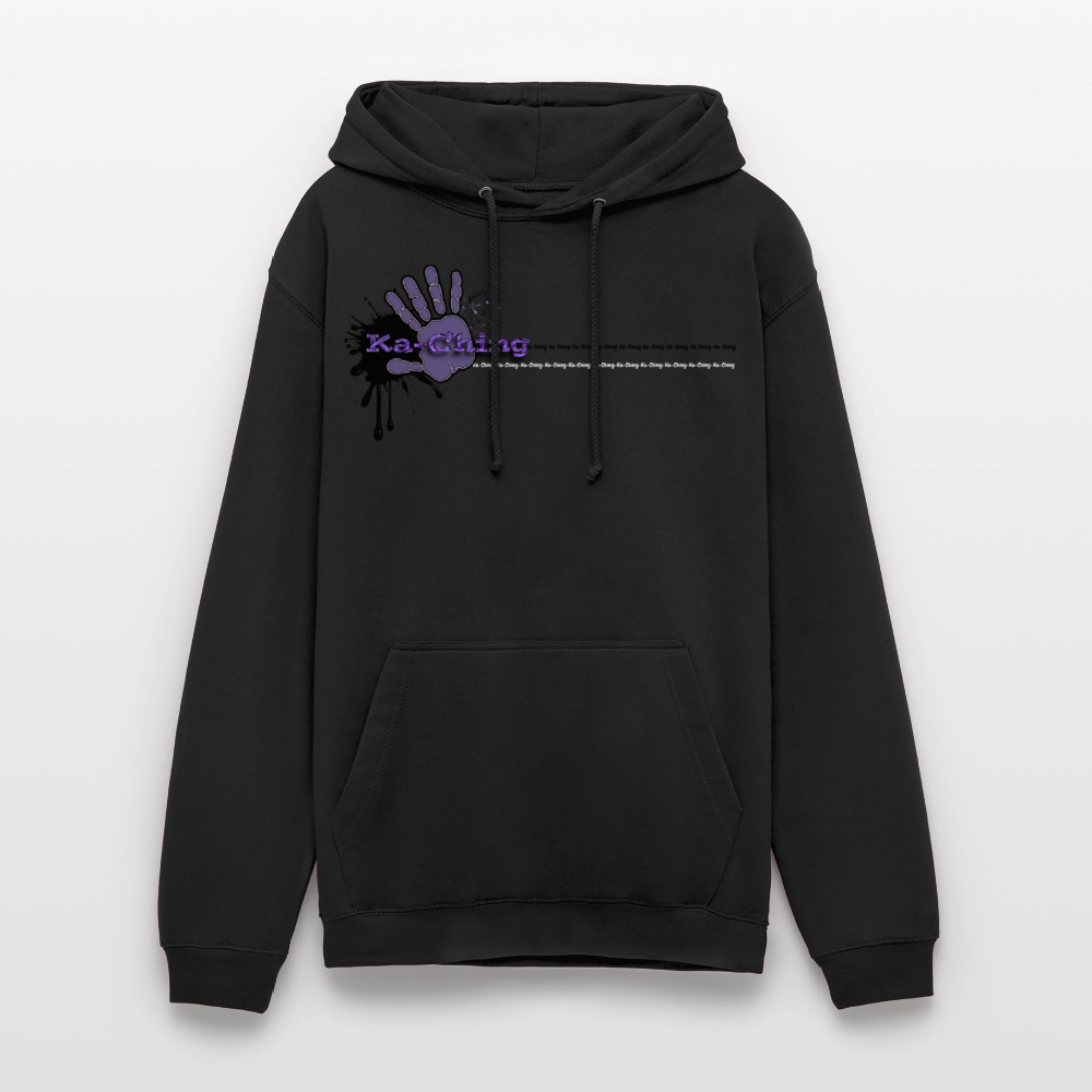 Unisex Hoodie Ching Purple logo - black
