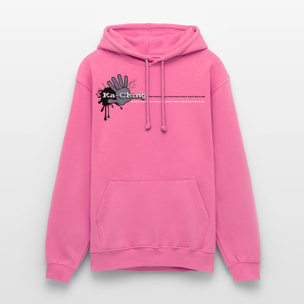 Unisex Hoodie Ching Silver logo - pink