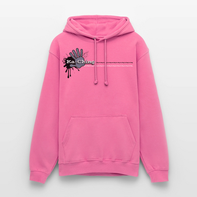 Unisex Hoodie Ching Silver logo - pink