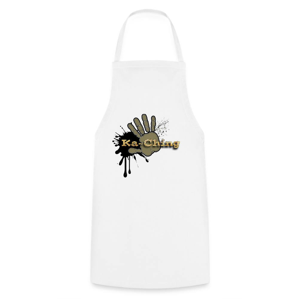Cooking Apron gold - white