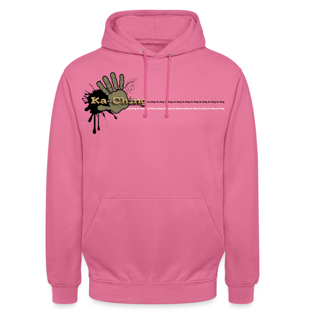 Unisex Hoodie Ching Gold logo - pink