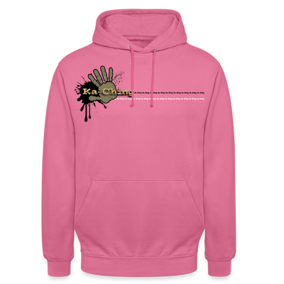 Unisex Hoodie Ching Gold logo - pink