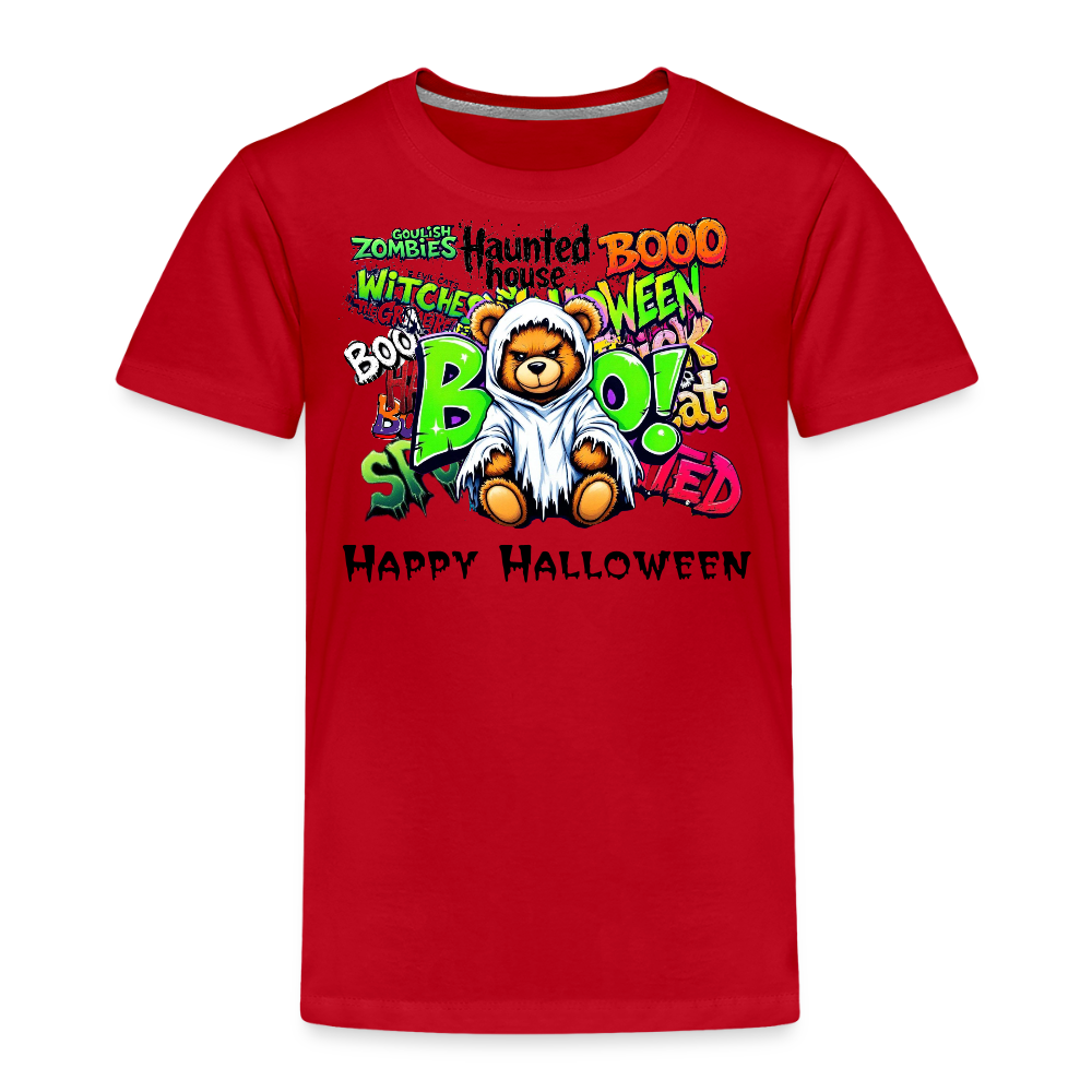 Teddie Ghost boo Tee - red