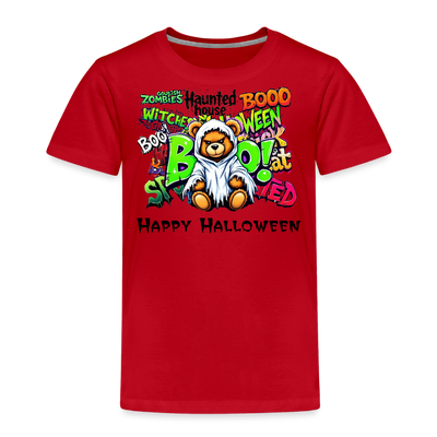 Teddie Ghost boo Tee - red