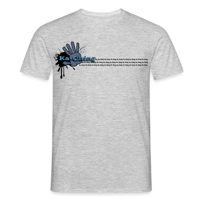 Unisex T-Shirt Ching Blue Logo CHBL-T-05w - heather grey