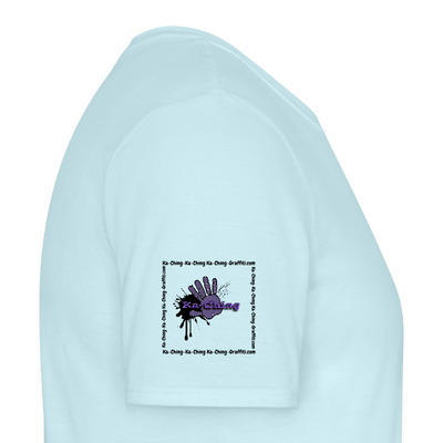 Unisex T-Shirt Ching Purple Logo CHPU-T-06w - sky