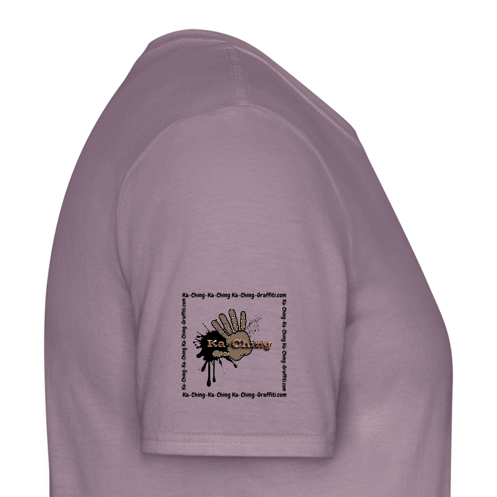 Unisex T-Shirt Ching Bronze Logo CHBZ-T-04c - purple-grey 