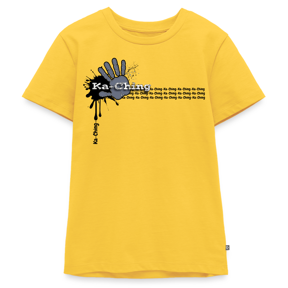 Unisex T-Shirt Ching Silver Logo - yellow