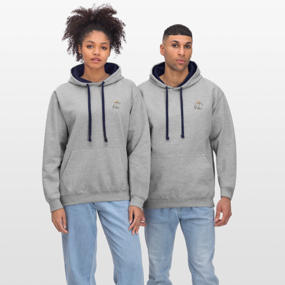 Golden silver Range The Merchant Royal Hoodie limited edition - heather grey/navy