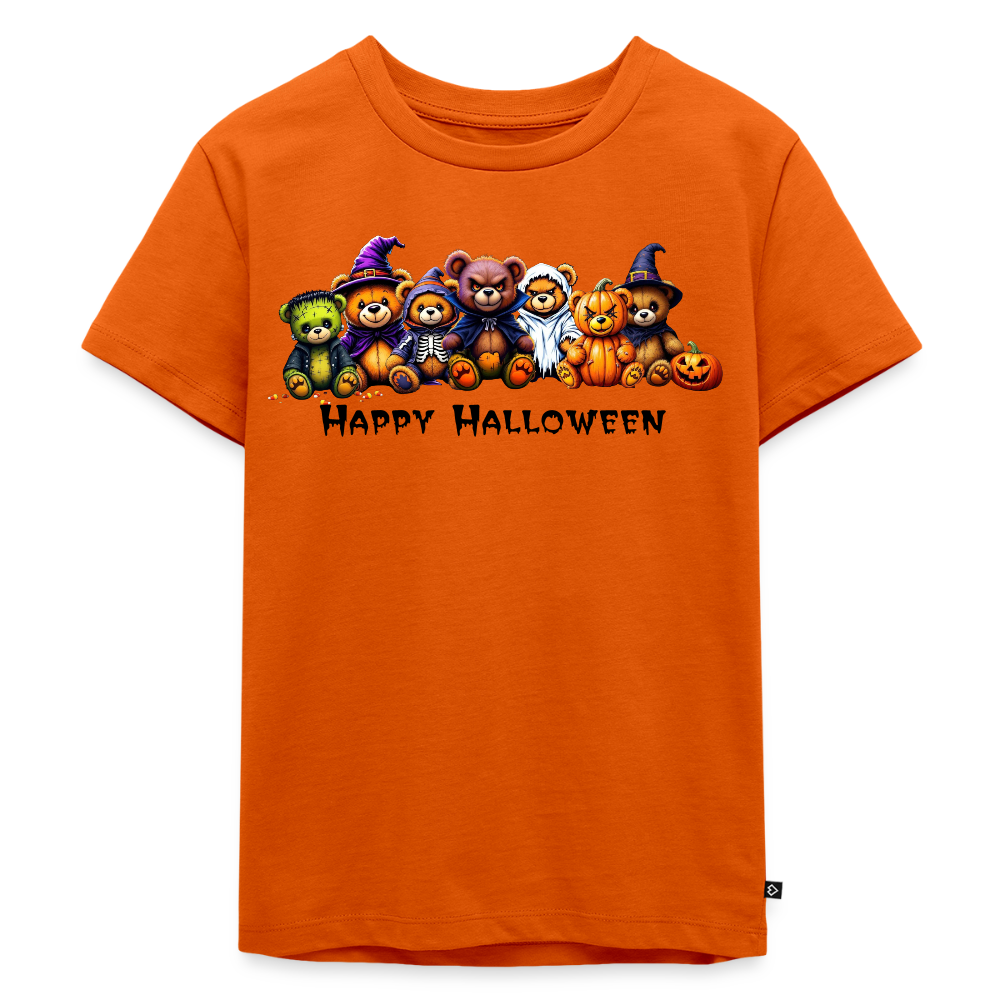 Teddies Halloween Tee - orange 