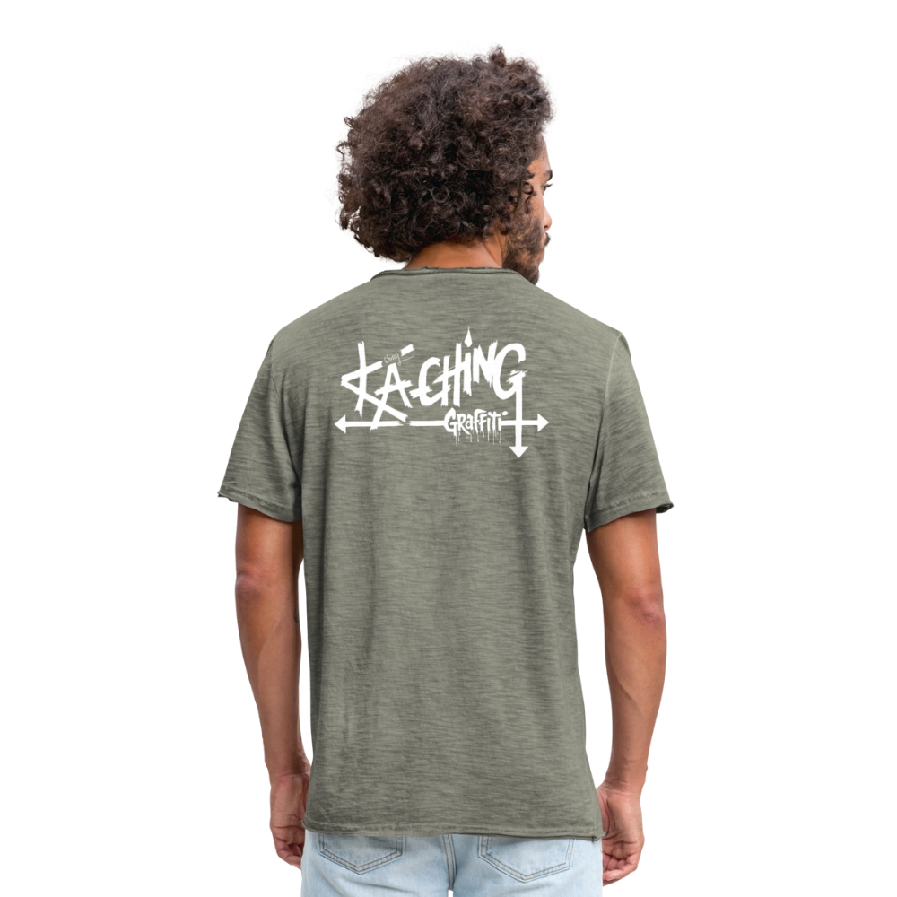 Minimal Range Unisex Tee limited Ka-Ching design1 - vintage khaki