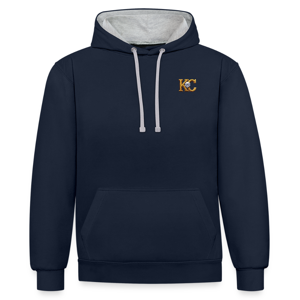 Diamond Range The Great Diamond Hoax 1872 Hoodie limited edition - navy/heather grey