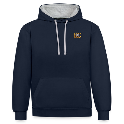Diamond Range The Great Diamond Hoax 1872 Hoodie limited edition - navy/heather grey