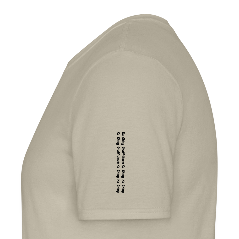 Ka-Ching T-Shirt Ching Gold Logo CHGD-T-02w - sand beige