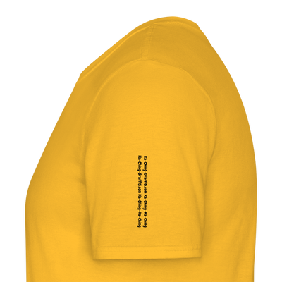 Ka-Ching T-Shirt Ching Gold Logo CHGD-T-02w - yellow