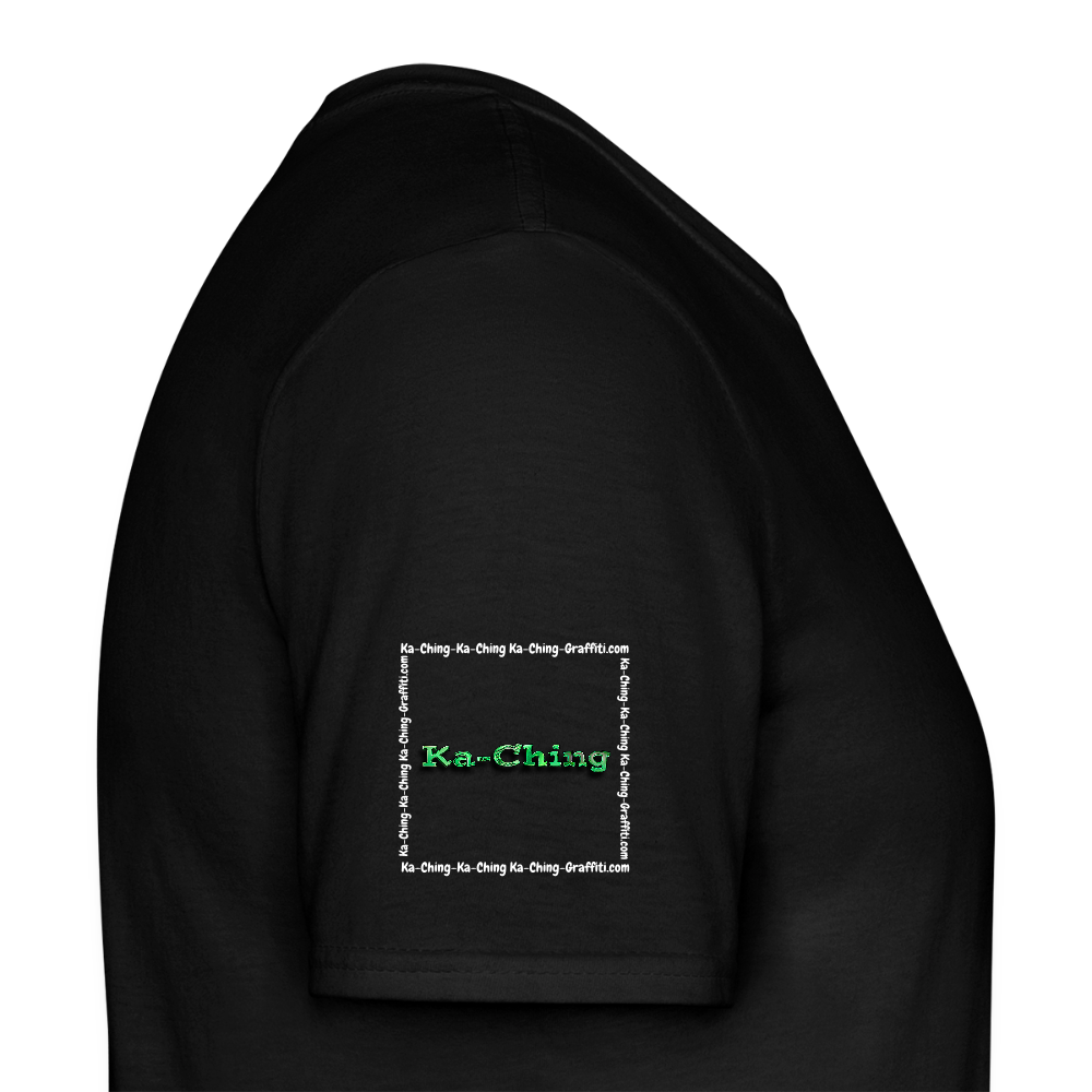 Unisex T-Shirt Ching Green Logo WH/Dark CHGR-T-01d - black