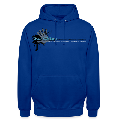 Unisex Hoodie Ching Blue logo - bright royal