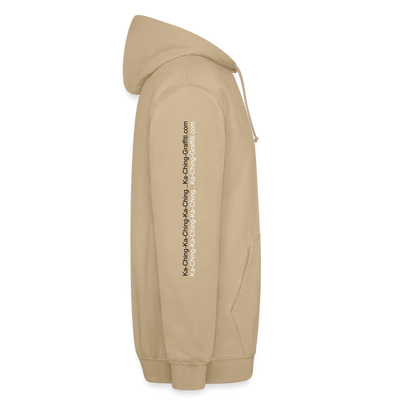 Ka-Ching Unisex Hoodie Ching Bronze logo - beige