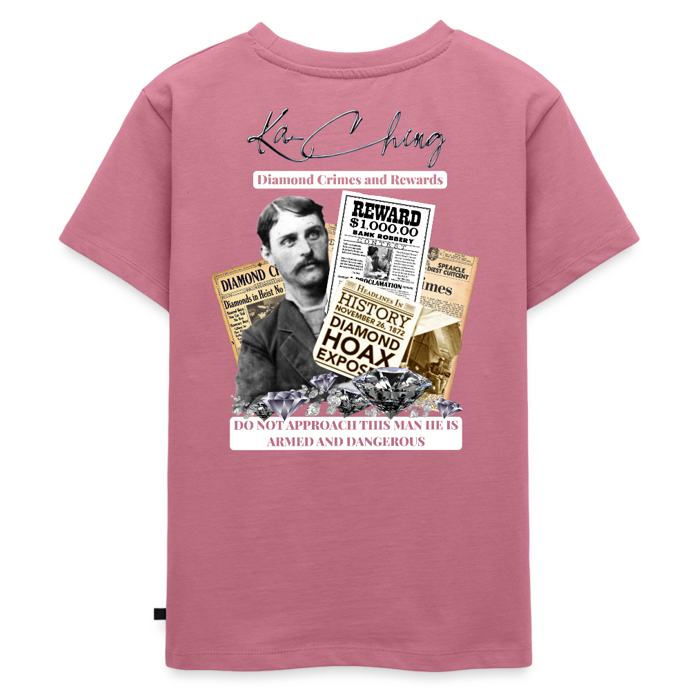 Diamond Range Diamond Hoax Tee limited edition - mauve