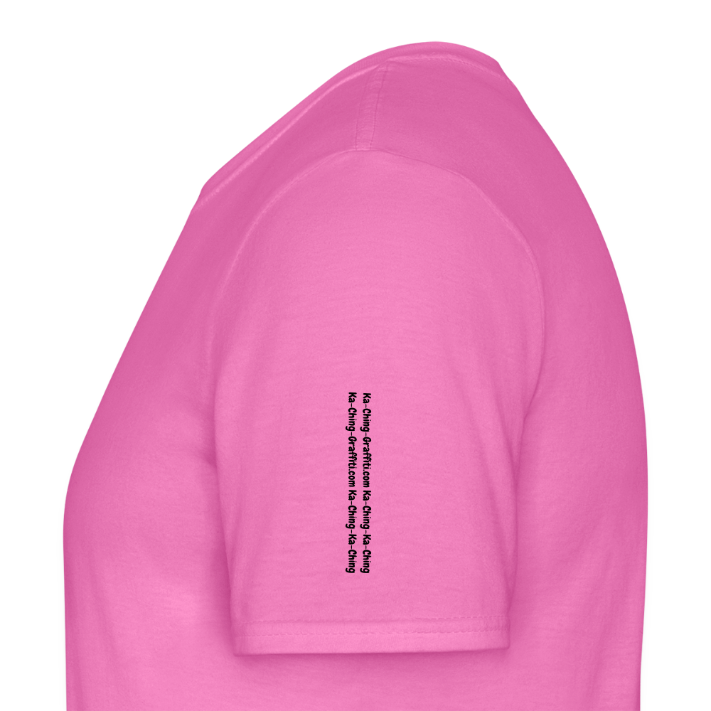 Ka-Ching T-Shirt Ching Gold Logo CHGD-T-02w - pink