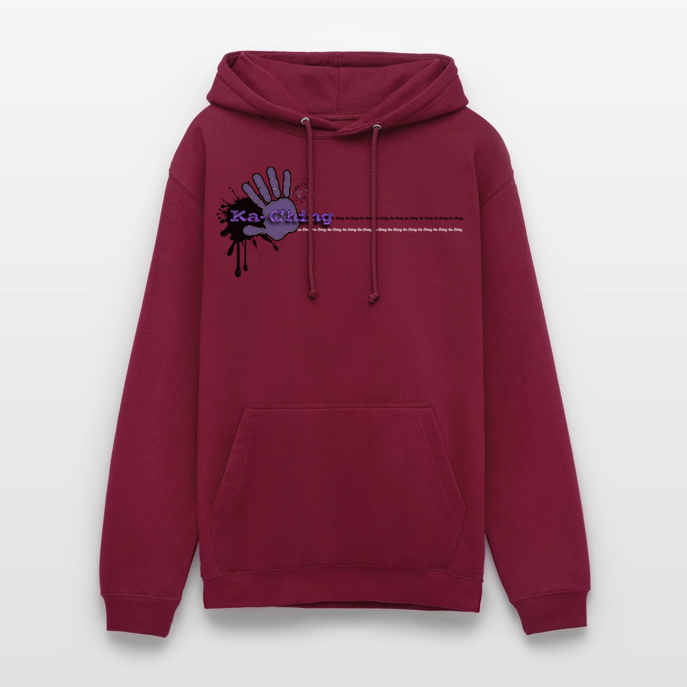 Unisex Hoodie Ching Purple logo - bordeaux