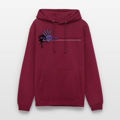 Unisex Hoodie Ching Purple logo - bordeaux