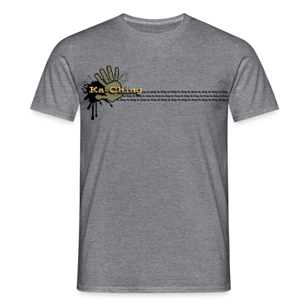 Ka-Ching T-Shirt Ching Gold Logo CHGD-T-02w - graphite heather
