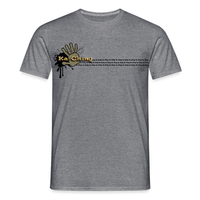 Ka-Ching T-Shirt Ching Gold Logo CHGD-T-02w - graphite heather