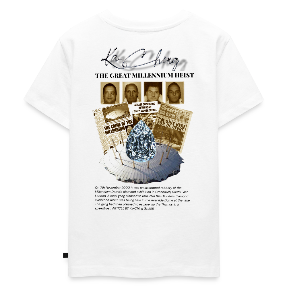 Diamond Range Millenium Heist 2000 Tee limited edition - white