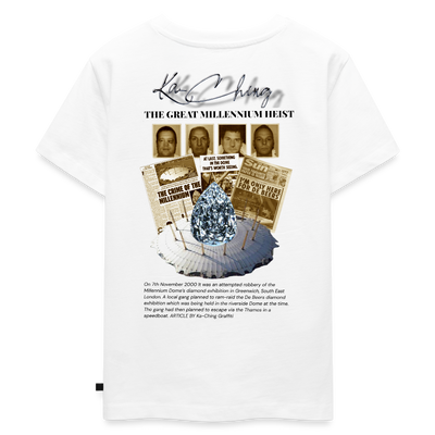 Diamond Range Millenium Heist 2000 Tee limited edition - white