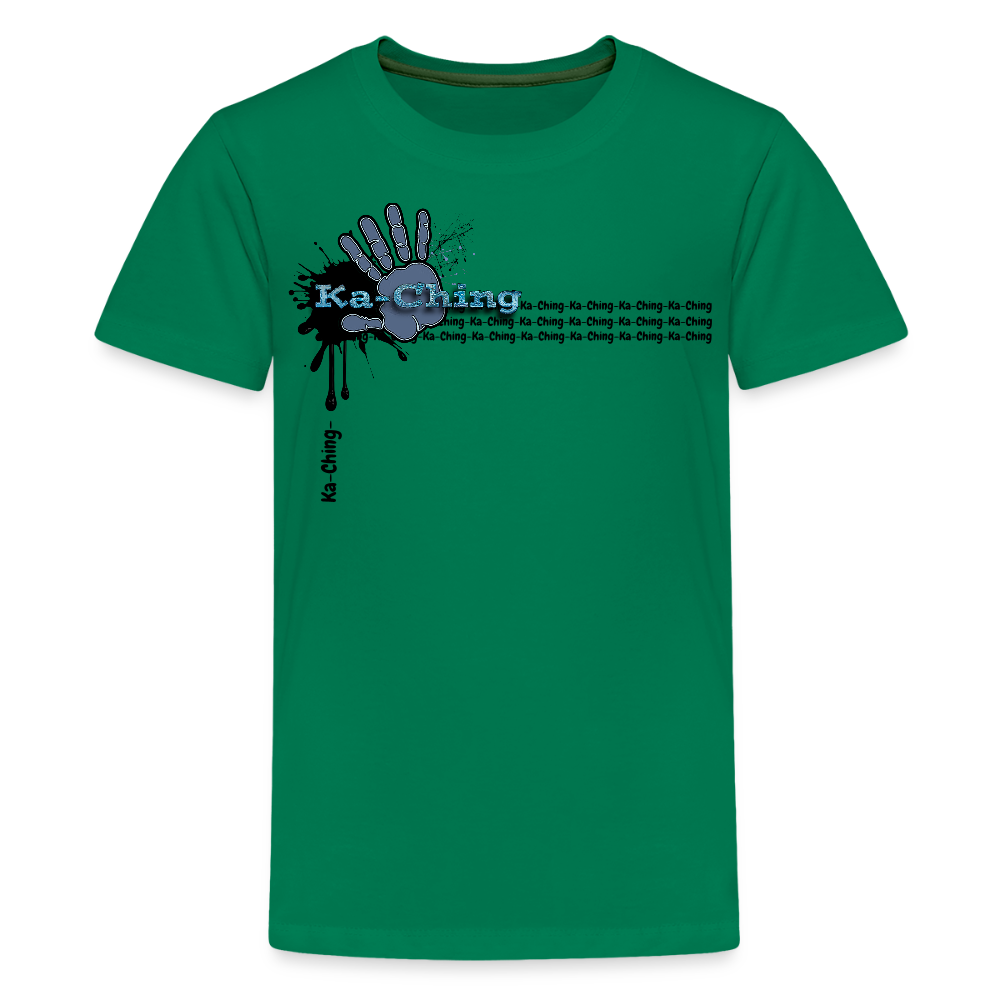 Unisex T-Shirt Ching Blue Logo - kelly green