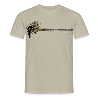 Ka-Ching T-Shirt Ching Gold Logo CHGD-T-02w - sand beige