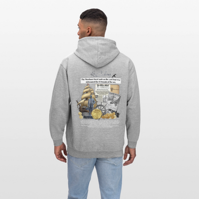 Golden silver Range The Merchant Royal Hoodie limited edition - heather grey/navy