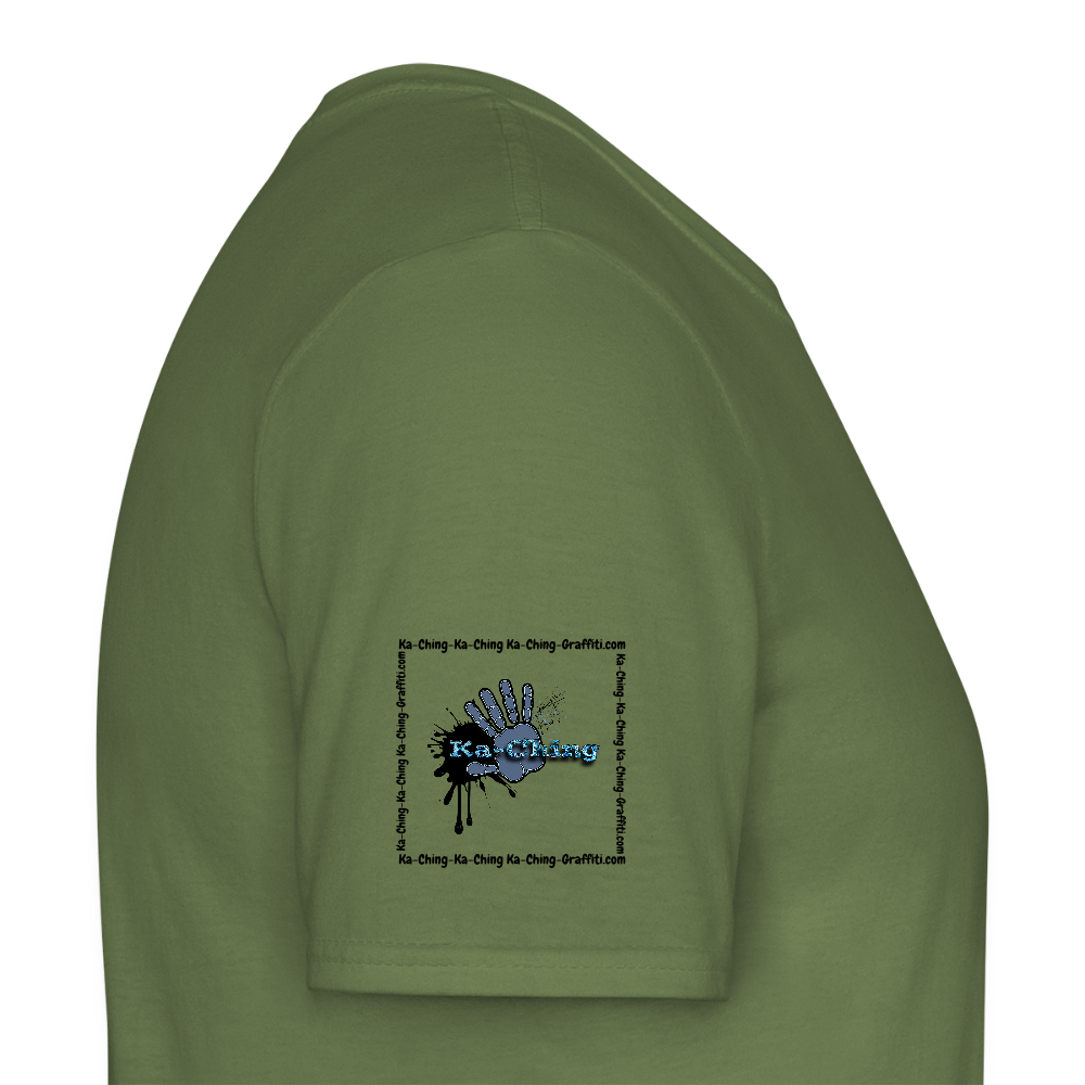 Unisex T-Shirt Ching Blue Logo CHBL-T-05c - military green