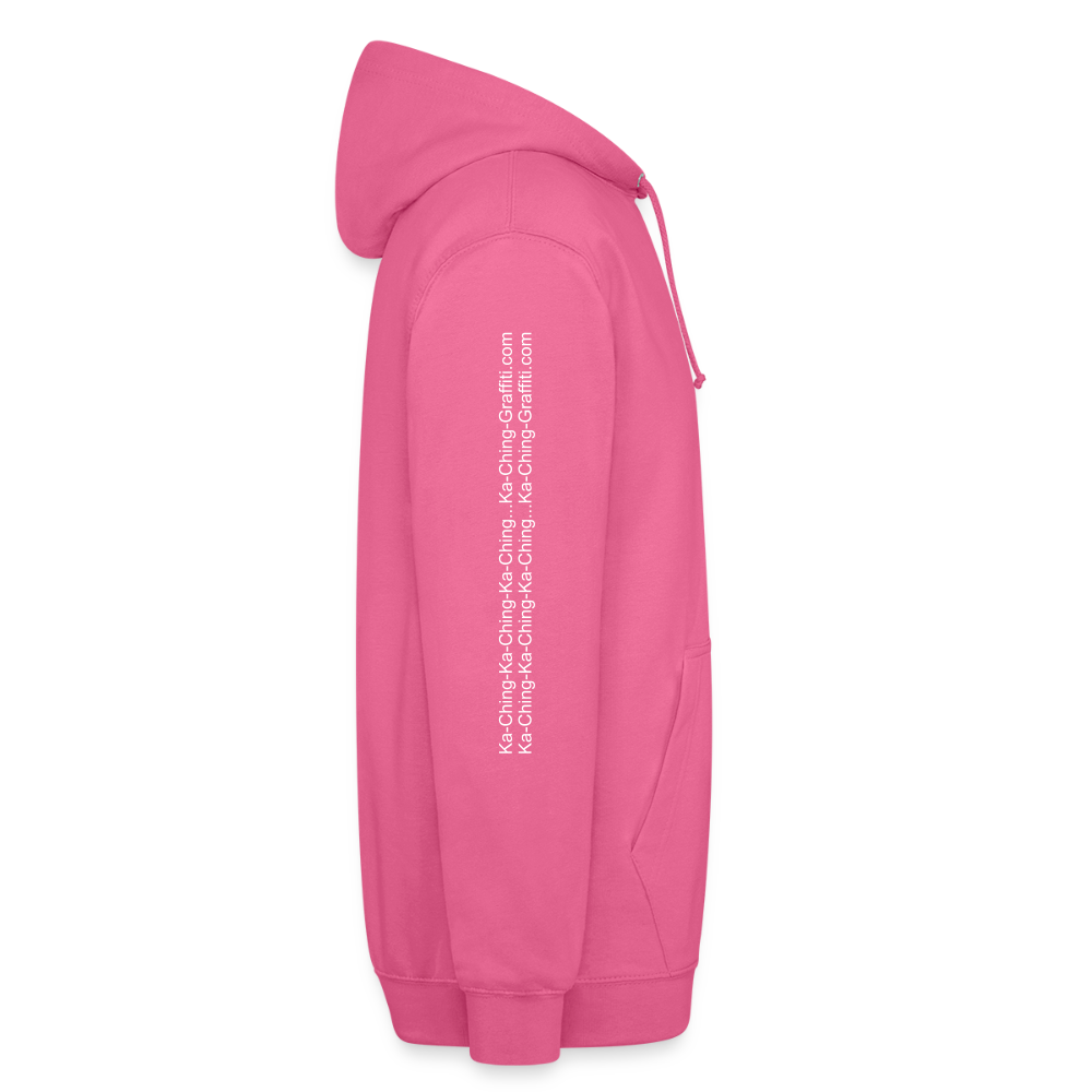 Unisex Hoodie Ching Silver logo - pink