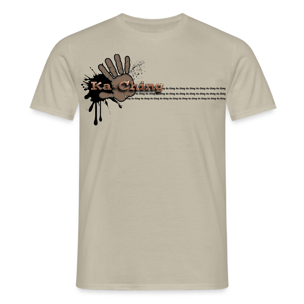 Unisex T-Shirt Ching Bronze Logo CHBZ-T-04w - sand beige