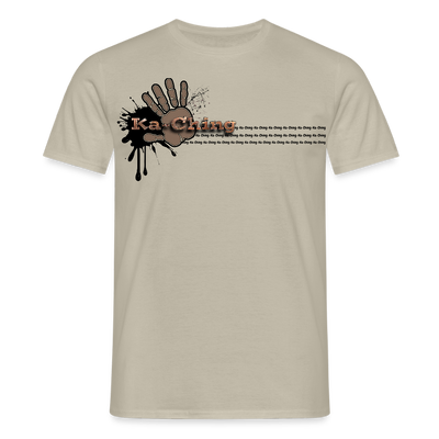 Unisex T-Shirt Ching Bronze Logo CHBZ-T-04w - sand beige