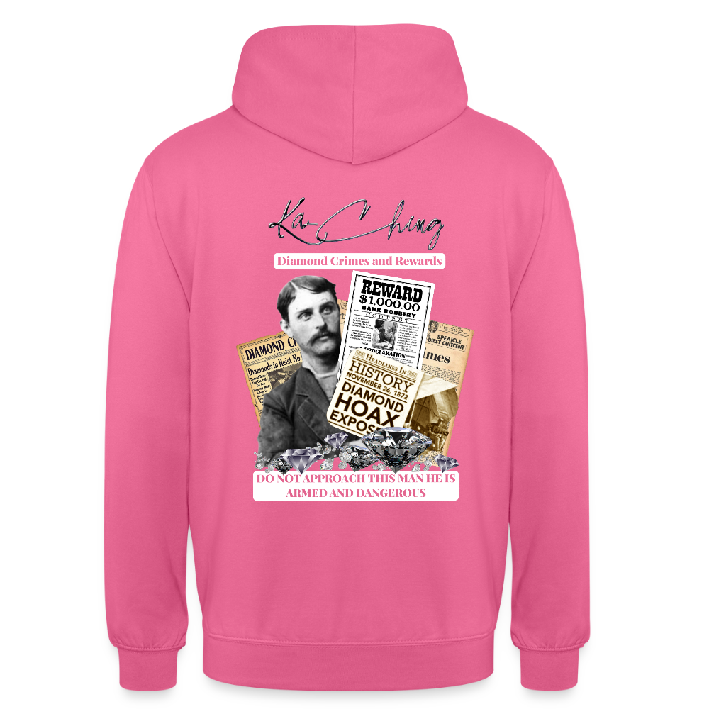diamond range limited edition Hoodie  design 3 - pink