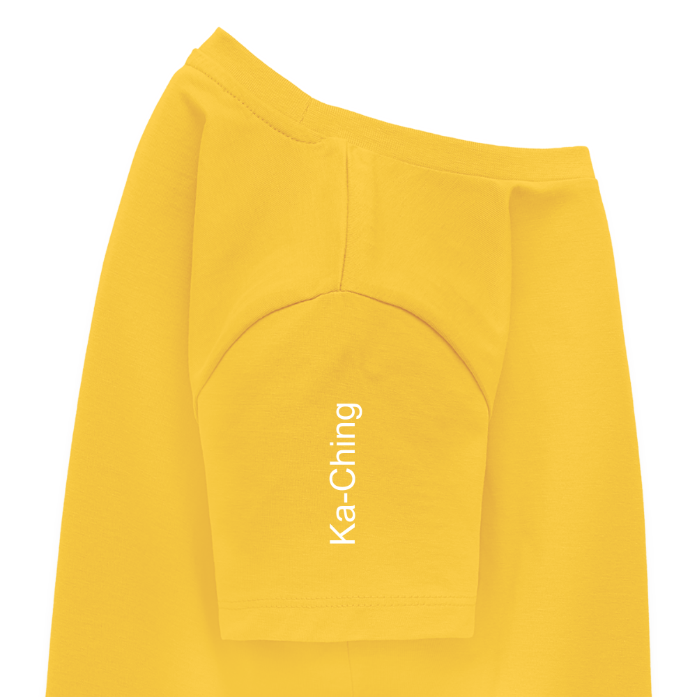Unisex T-Shirt Ching Silver Logo - yellow
