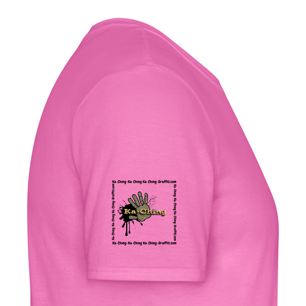 Ka-Ching T-Shirt Ching Gold Logo CHGD-T-02w - pink
