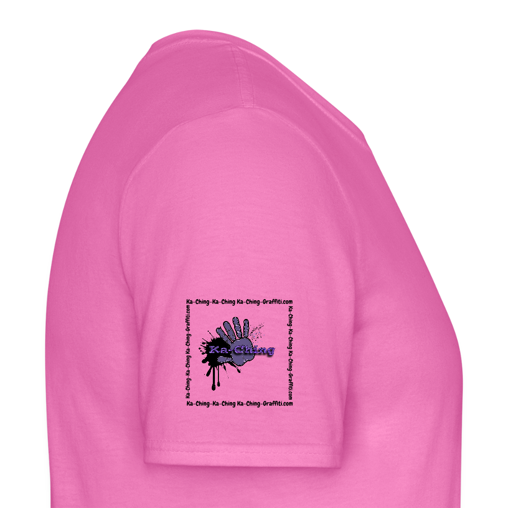 Unisex T-Shirt Ching Purple Logo CHPU-T-06c - pink