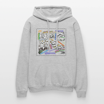 Unisex F1 Graffiti Hoodie - light heather grey